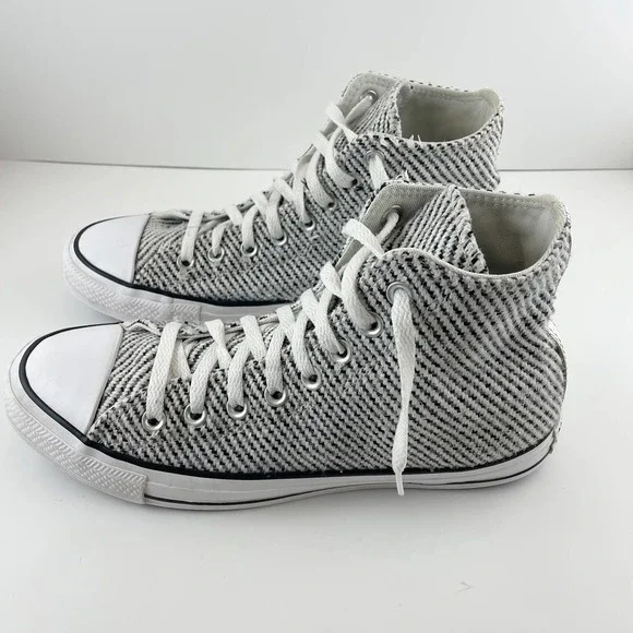 Converse All Star Chuck Taylor High Top Striped Sneakers - Picture 3 of 13